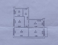 Продается 3 - х комнатная квартира, ул. Рабочая арт 2663