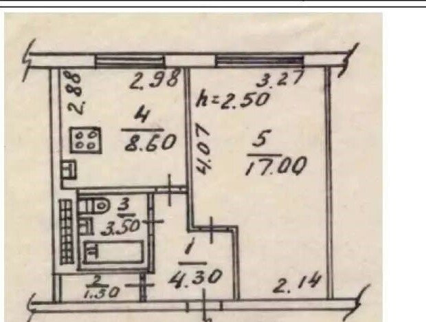 Продается 1 комнатная квартира, ул. Днепродзержинская. арт. 6106