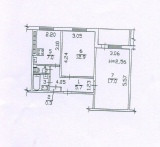 Продается 2 - х комнатная квартира, ул. Прожекторная арт 3127