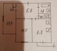 Продается 2 - х комнатная квартира, пр-т Панфилова (пл. Бакинских Комиссаров) арт 3977