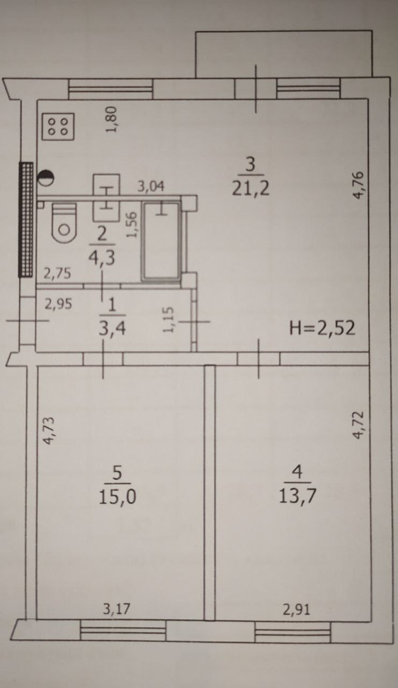 Продается 3 - х комнатная квартира, ул. Щорса (Донецк Сити), арт. 4557