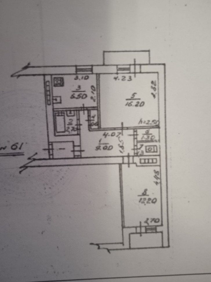 Продается 2 - х комнатная квартира, ориентир Маяк, арт. 4754