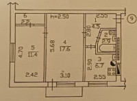 Продается 2 - х комнатная квартира, ул. Отважных арт 3561