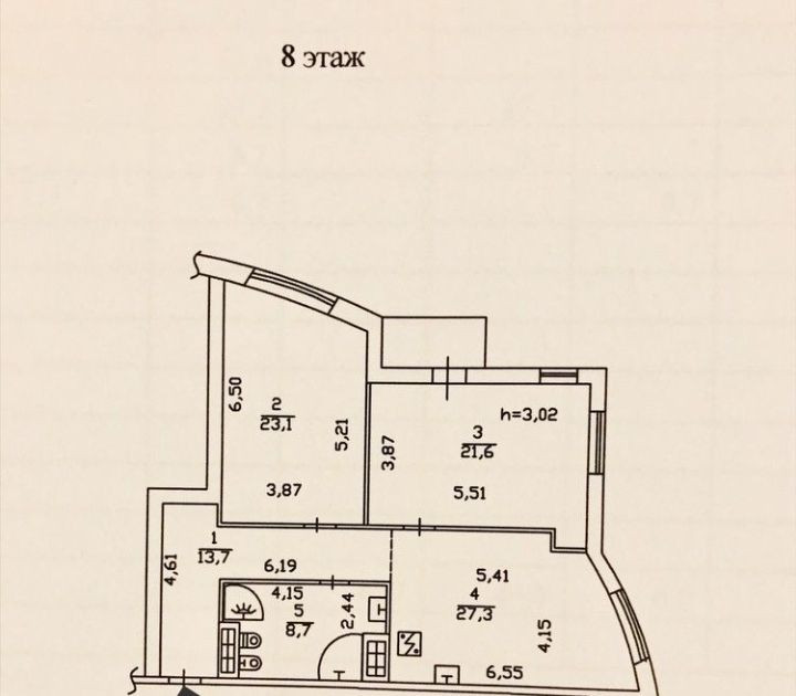 Продается 2-х комнатная квартира, пр.-т Дзержинского, арт. 4638