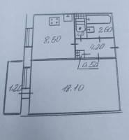 Продается 1 комнатная квартира, ул. Петровского (Текстильщик) арт 4299