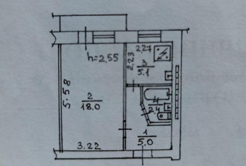 Продается 1 комнатная квартира, ул. Раздольная, арт. 4671